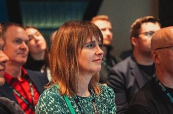 Gemma Russell in the audience at a digital marketing conference
